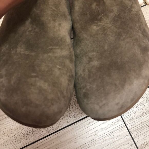 Seychelles suede taupe heeled booties 10 - Picture 6 of 6